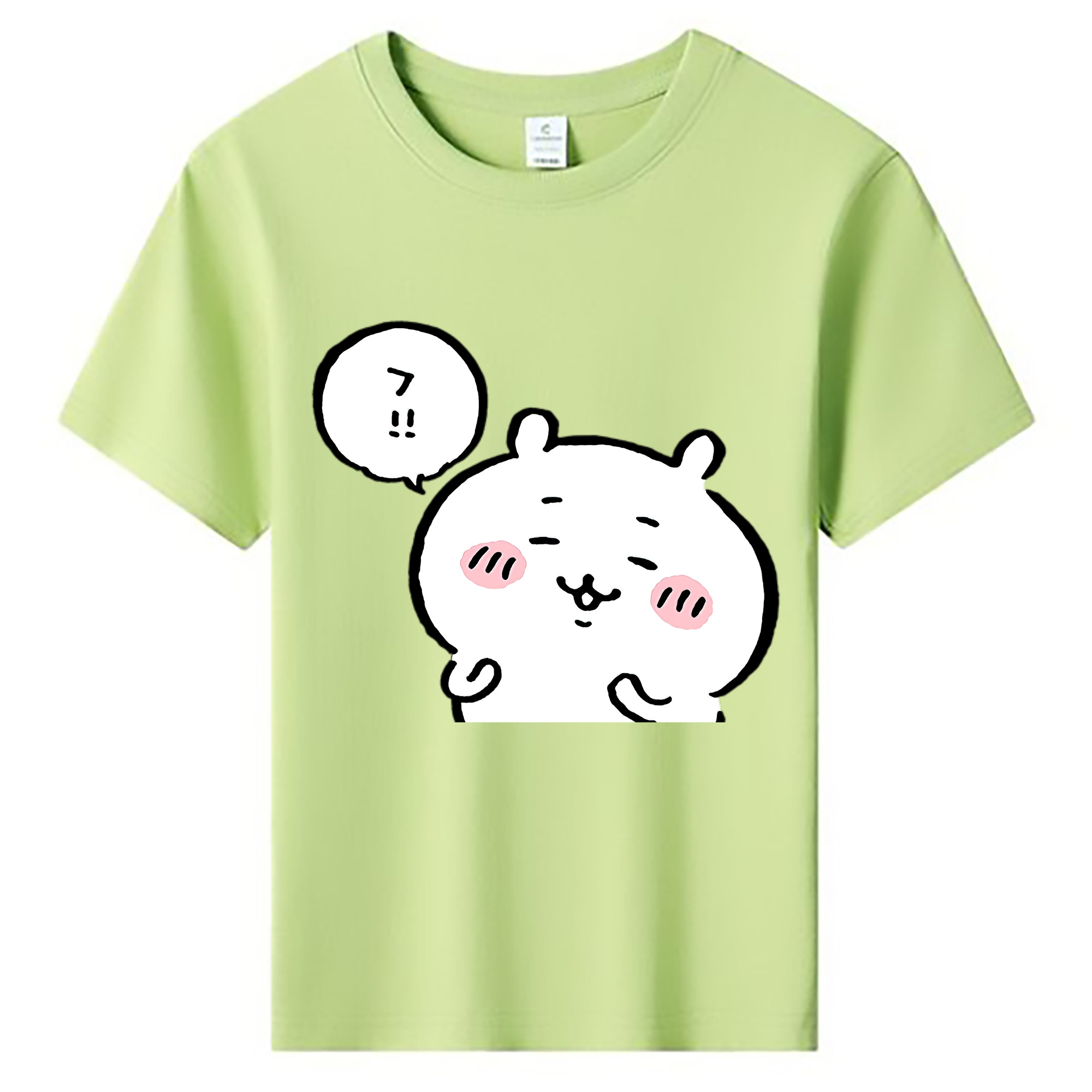 （画像用） ちいかわ ちいかわ Chii-kawa chiikawa 綿100％キッズTシャツ（フロントプリント）